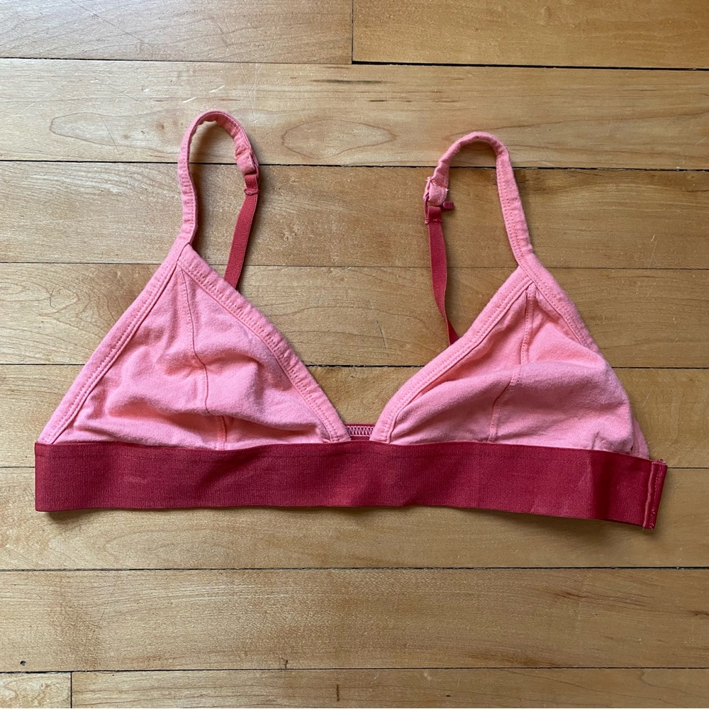 Urban Outfitters “Out from Under” Pink and Red Women's Bralette- Size Large